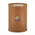 Collegiate Logo Basketball Texture Oval Wastebasket - Louisiana State